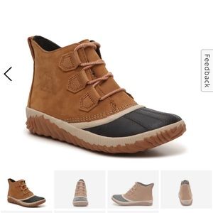 Sorel Women's Out N About Leather Rain Boot